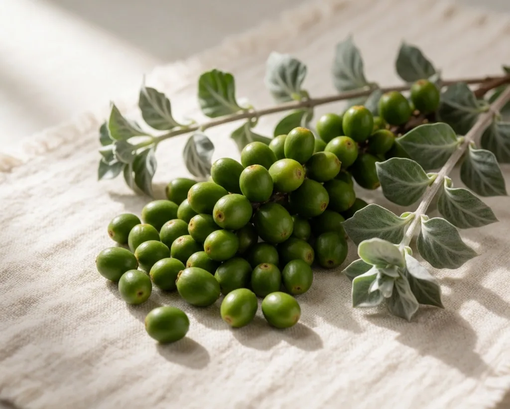 Coffee berries and bacopa herb with cognitive supplement capsules
